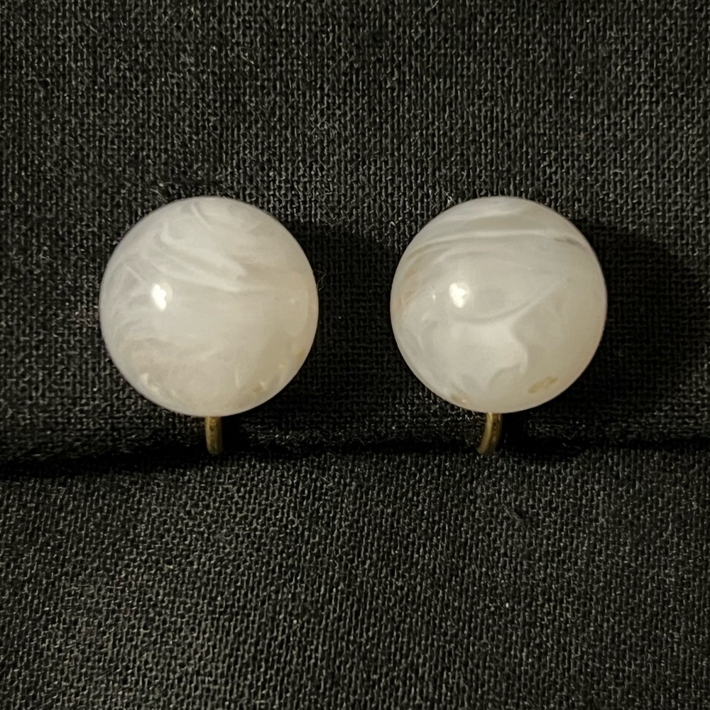 Moonstone (?) Earrings